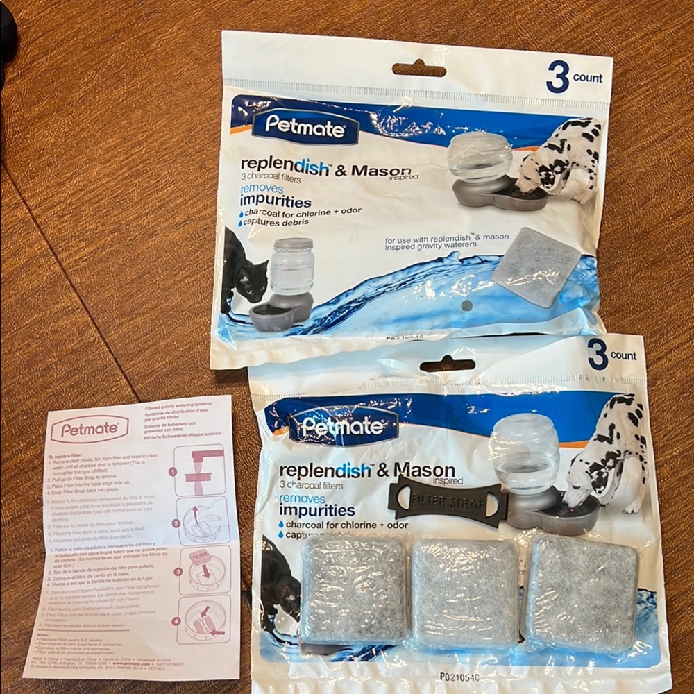 Petmate filters for water bowl